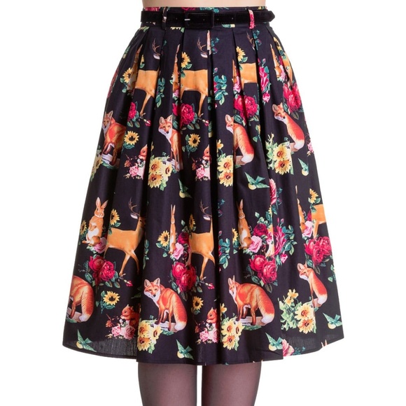 Hell Bunny Dresses & Skirts - NWT Hell Bunny Lolita Forest Animal Skirt 4x